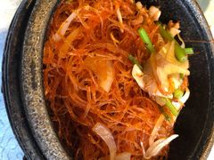 石锅海鲜干捞粉丝-湖庭壹品鸭王·传统北京烤鸭·别墅私房菜·庭院宵夜(江宁店)