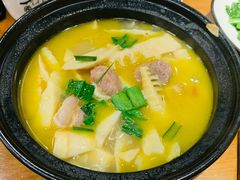 风干肉炖鲜春竹笋-老馆子·建德菜·山肴鱼鲜(海威新界店)