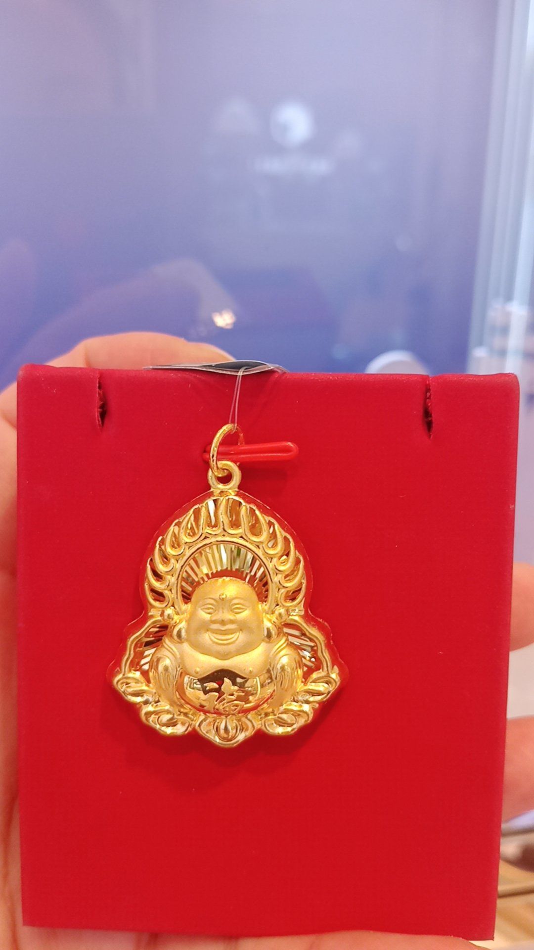 千年珠宝黄金吊坠