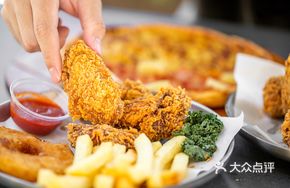 Spicy Fried Chicken Snack Platter