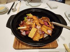 姜葱沙姜鱼扣煲花胶-宝丽轩中餐厅BAOLIXUAN