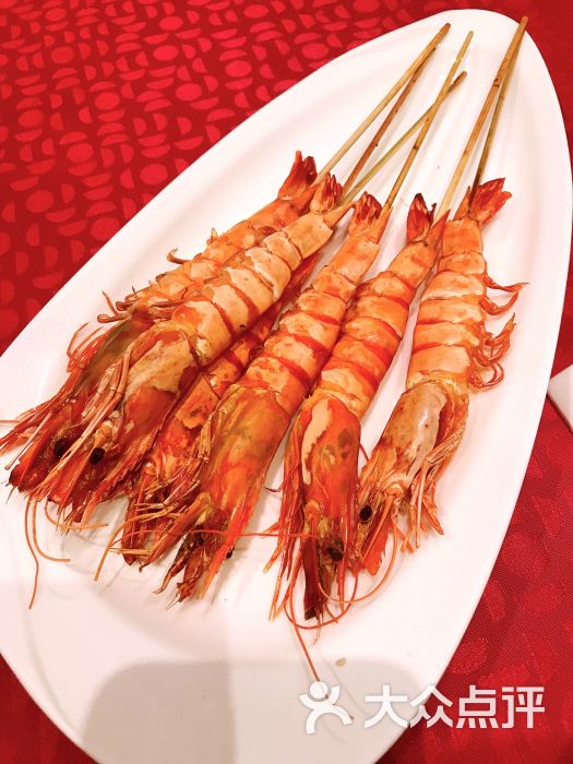 盐烤鲜虾