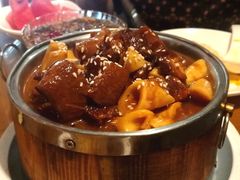 鲜竹笋红烧肉-重庆石磨豆花庄(乔庄店)