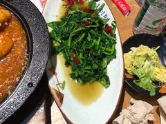 青油菜炝炒-大融厨·鸡毛店·川菜(果壳里东安湖店)