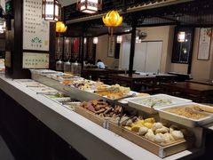 自助取餐区-清心素食自助餐厅(夫子庙店)