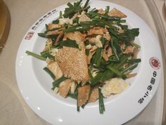 韭菜鸡蛋炒烧饼-直隶安家罩饼(复兴路店)