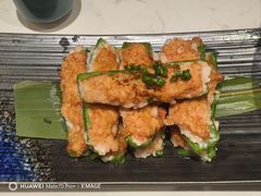 酿青椒拼鱼饼-常来小聚·广州非遗传承餐厅(高德置地店)