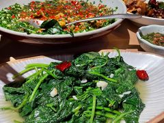 炝炒地瓜叶-山石榴·贵州菜(丰盛里店)