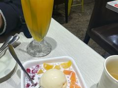 芒果冰淇淋漂浮-蘑菇餐厅(小火瓦巷店)