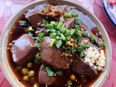 特色秘制红油血旺-谢老五跷脚牛肉·非遗传承店