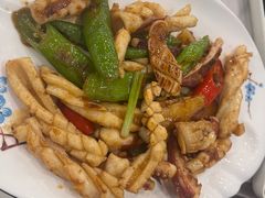爆炒鱿鱼-盈田盈粥庄(博山东路店)