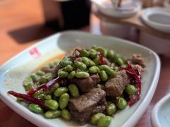 毛豆子煎臭豆腐-奎元馆.百年奎元.非遗传承(西湖边的解放路店)