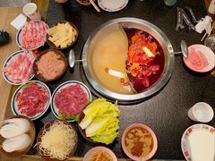 镇店红油锅底-山城棒棒军手作火锅·天花板手撕水牛鲜毛肚(北京店)