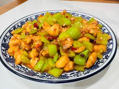 辣子鸡丁-北大地皖峰饭馆