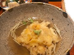 炸贝柱泡饭-是山居