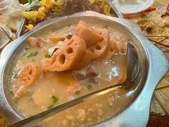 野莲藕排骨汤-郑记•不夜城烧烤•龙虾•虾蟹(黄鹤楼店)