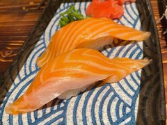 三文鱼手握-小川洋风料理(江汉路店)