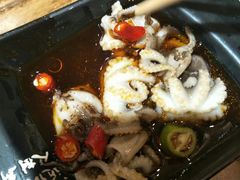 -东来菜馆•手抓海鲜家常菜•海鲜锅贴(鸽子窝店)