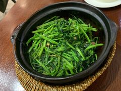 啫啫虾酱空心菜-熠盛粤味(永康路店)