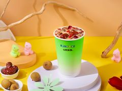 玫瑰桂圆红枣牛乳茶-小柠快跑·手打柠檬茶(万松园店)