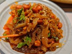 泡椒麻辣鱼皮-猪啊牛呀羊啊铜盘烤肉(正大广场店)