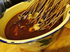 -拈签一笑黄牛肉辣卤串串