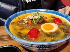 酸汤番茄金钱腱面-千金一碗·宝岛一村(韩国街店)