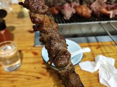 烤羊肉串-欢乐牧人蒙古炭烤羊腿(四平路店)