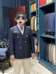 点击看大图 -怒马会 全麻衬西装高级定制