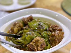 排骨炖吉林油豆角-长白山国际酒店中餐厅