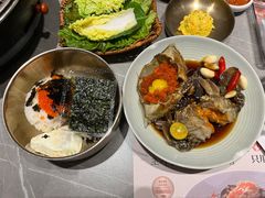 -草家酱蟹炭火烤肉店(珲春南路一店)