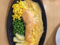 鸡蛋芝士粉烤虹鳟鱼-萨莉亚意式餐厅(三号湾广场店)