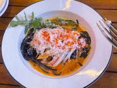 墨鱼汁蟹肉意面-MR.ROCKY洛奇先生RESTAURANT&BAR(宝安壹方城店)
