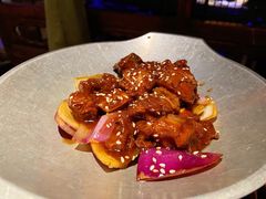 蒜香蜜汁排骨-绿茶餐厅(城西银泰城店)