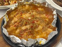 铁板蒜蓉虾滑-江城燕子大排档(江汉路步行街店)