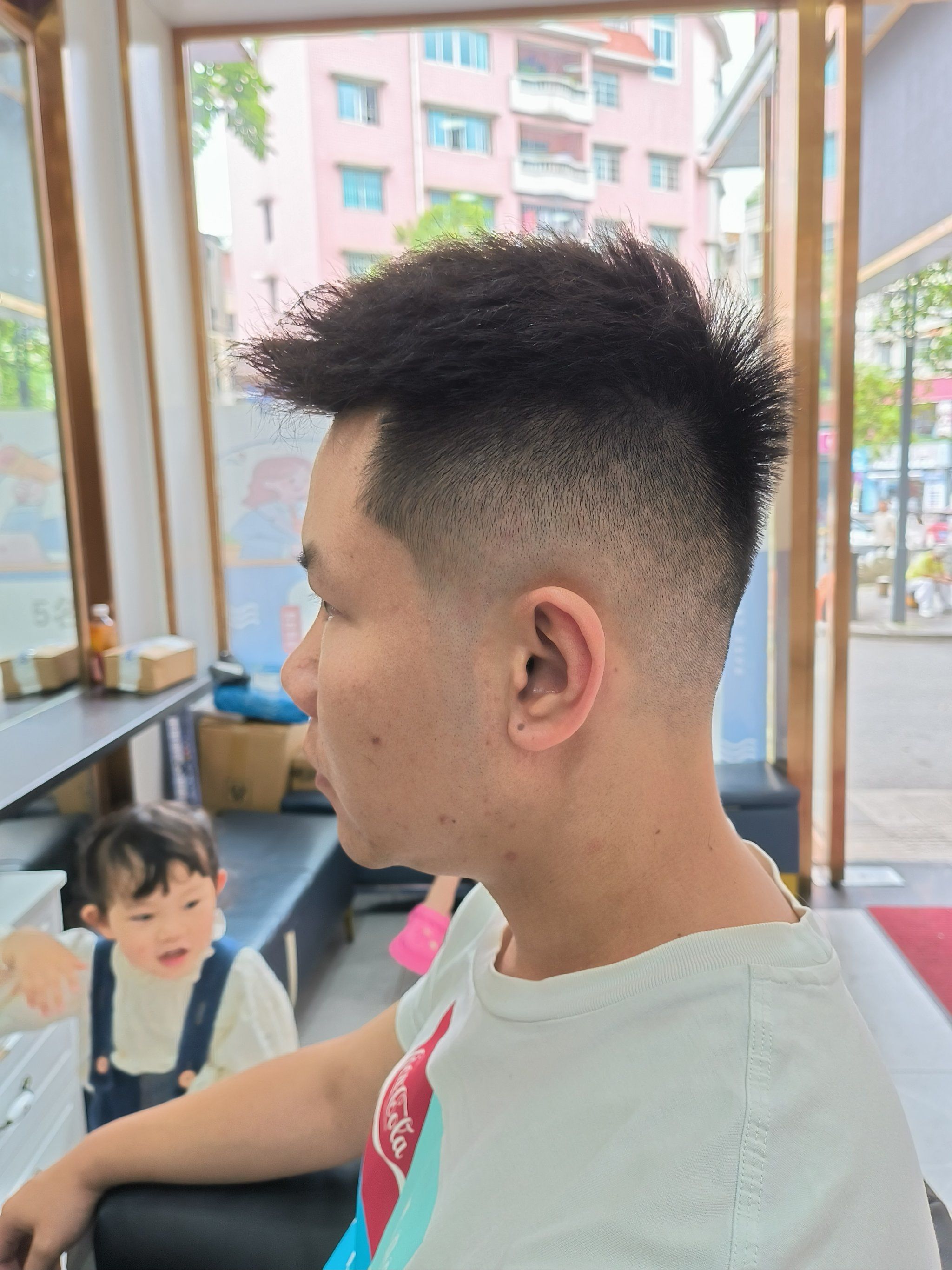 夏季男士短发原图直出