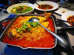蒜香烤鲈鱼-柴门头啖汤·经典川菜·慢火汤品(锦城万达店)