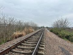 -乌龙涧铁道铁轨景