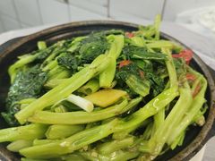 虾酱通菜-凤城康记饭店