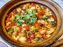 盐帮鲜椒仔姜牛蛙-渝味川菜(夜宵航母店)