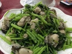 茼蒿海蛎子-林之六八·6886大连老菜馆