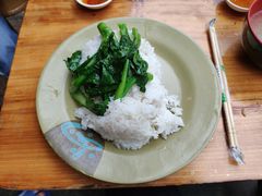 米饭配菜心-大聪烧鹅快餐店(梅林店)