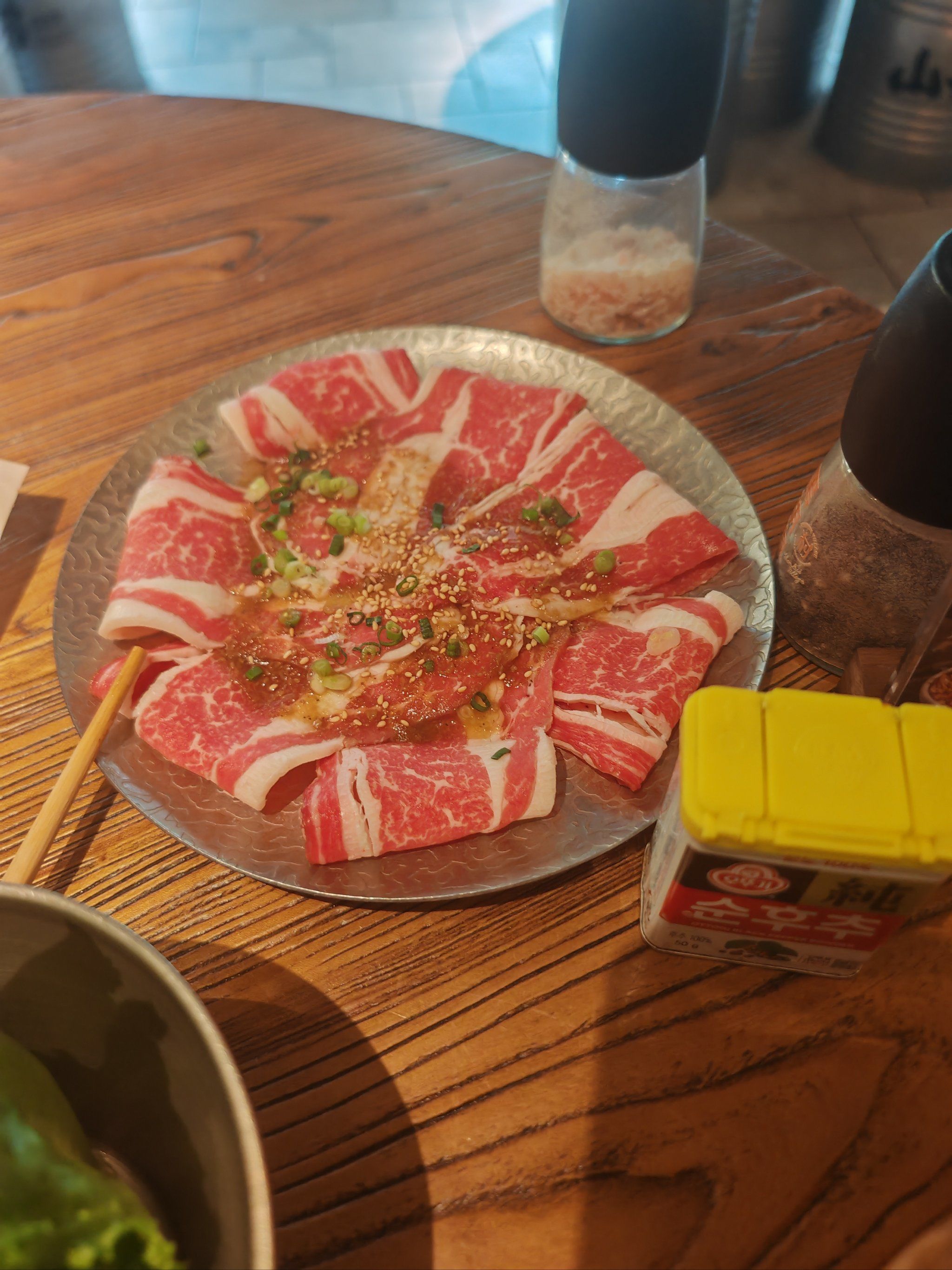 芝士烤牛肉 口感很不错,然后摆盘很不错