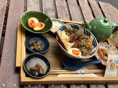 慢炖辣牛筋茶泡饭定食-啢啢茶寮(芳华横街店)
