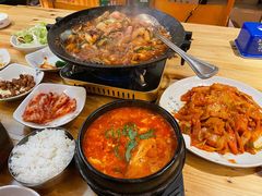 铁板八爪鱼五花肉-名家韩国料理·烤肉(瑶海店)