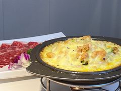 烤鸡爱上芝士-猪啊牛呀羊啊铜盘烤肉(正大广场店)