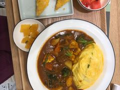 牛腩咖喱蛋包饭-池奈·咖喱蛋包饭(熙地港店)