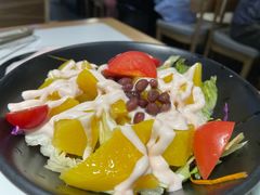 芒果酸奶沙拉-猪啊牛呀羊啊铜盘烤肉(正大广场店)