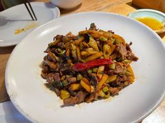 桂林酸笋紫苏炒牛腱-桂小厨广西菜(印象城店)