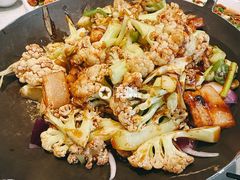 干锅有机菜花-一块豆腐(英雄山总店)